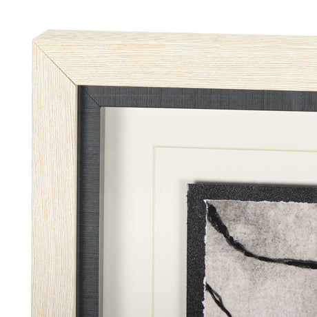 Leafy Shade II by Mercana Studio a Hand Embellished Textured Framed Art Print Matted under Glass by Mercana at Eve Furniture
