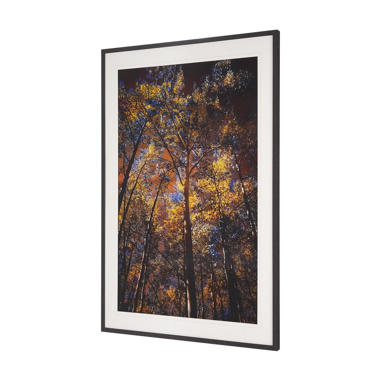Leafy Shelter by Bobbie Goodrich a Hand Embellished Framed Photo Art Print Matted under Glass by Mercana at Eve Furniture