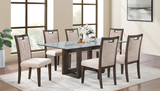 Leah Brown Dining Room Set by Cosmos Furniture at Eve Furniture
