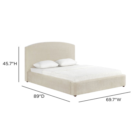 Leah Performance Chenille Bed by TOV Furniture at Eve Furniture