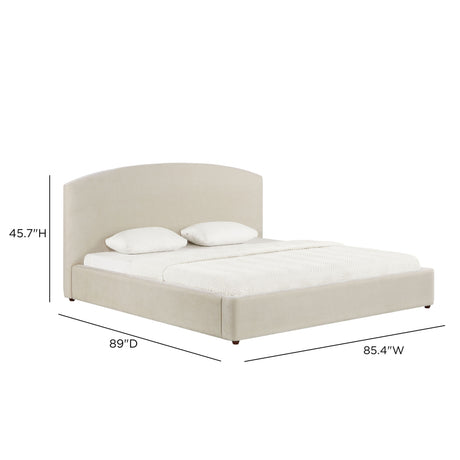 Leah Performance Chenille Bed by TOV Furniture at Eve Furniture