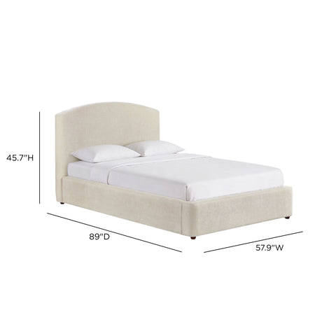 Leah Performance Chenille Bed by TOV Furniture at Eve Furniture