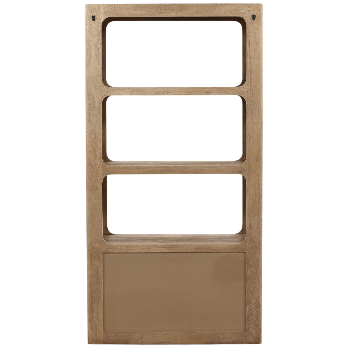 Leandra Bookcase, Natural by Dovetail at Eve Furniture