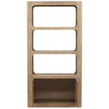 Leandra Bookcase, Natural by Dovetail at Eve Furniture