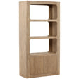 Leandra Bookcase, Natural by Dovetail at Eve Furniture