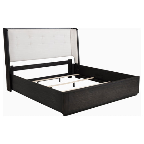 Leandro Black 4-Piece California King Bedroom Set Burnished by Coaster at Eve Furniture
