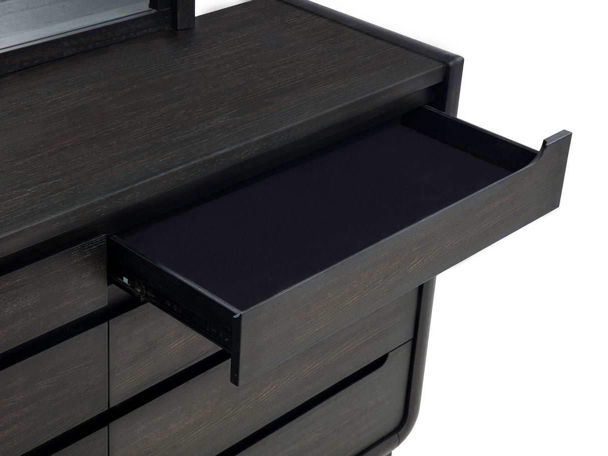 Leandro Black 5-Piece California King Bedroom Set Burnished by Coaster at Eve Furniture