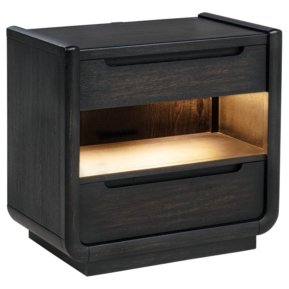 Leandro Black 5-Piece California King Bedroom Set Burnished by Coaster at Eve Furniture