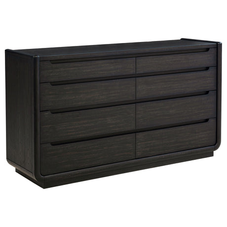 Leandro Black 5-Piece California King Bedroom Set Burnished by Coaster at Eve Furniture