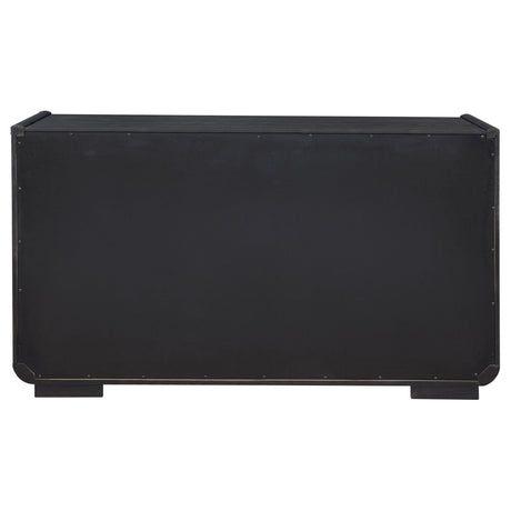 Leandro Burnished Black 2-drawer Dining Sideboard Server by Coaster at Eve Furniture