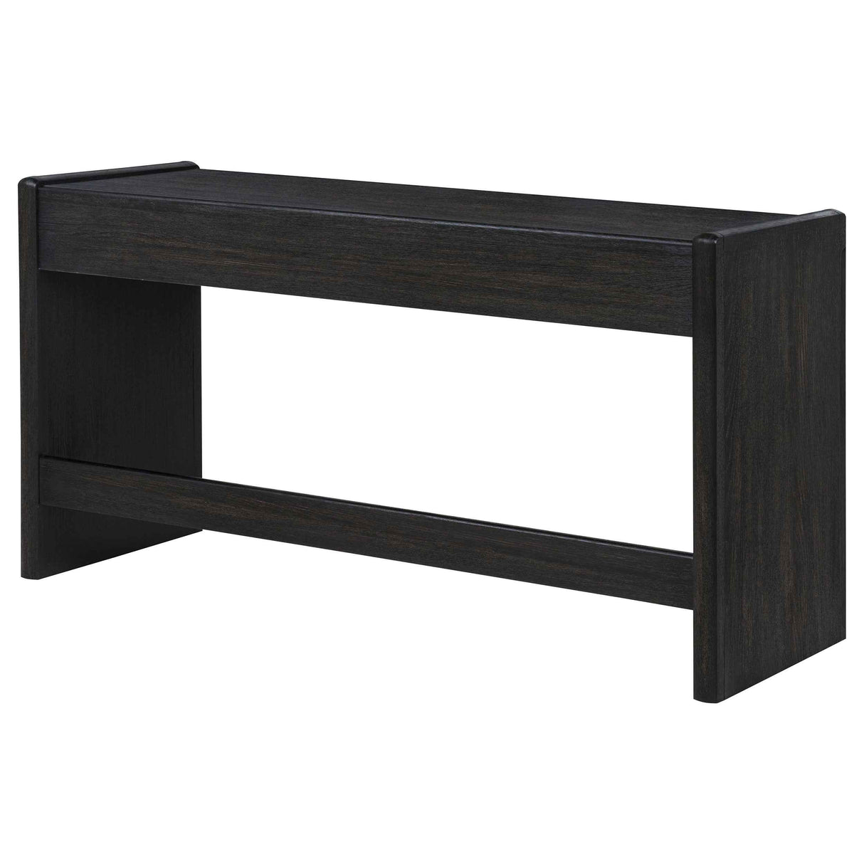Leandro Burnished Black 2-drawer Home Office Writing Desk by Coaster at Eve Furniture