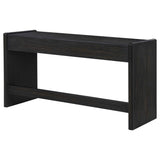 Leandro Burnished Black 2-drawer Home Office Writing Desk by Coaster at Eve Furniture