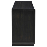 Leandro Burnished Black 2-drawer Home Office Writing Desk by Coaster at Eve Furniture