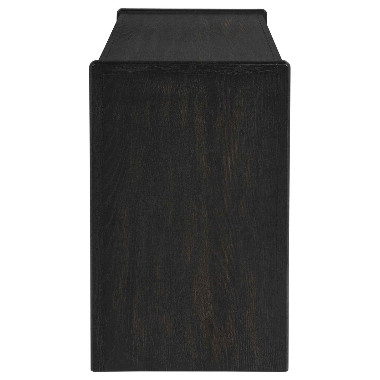 Leandro Burnished Black 2-drawer Home Office Writing Desk by Coaster at Eve Furniture