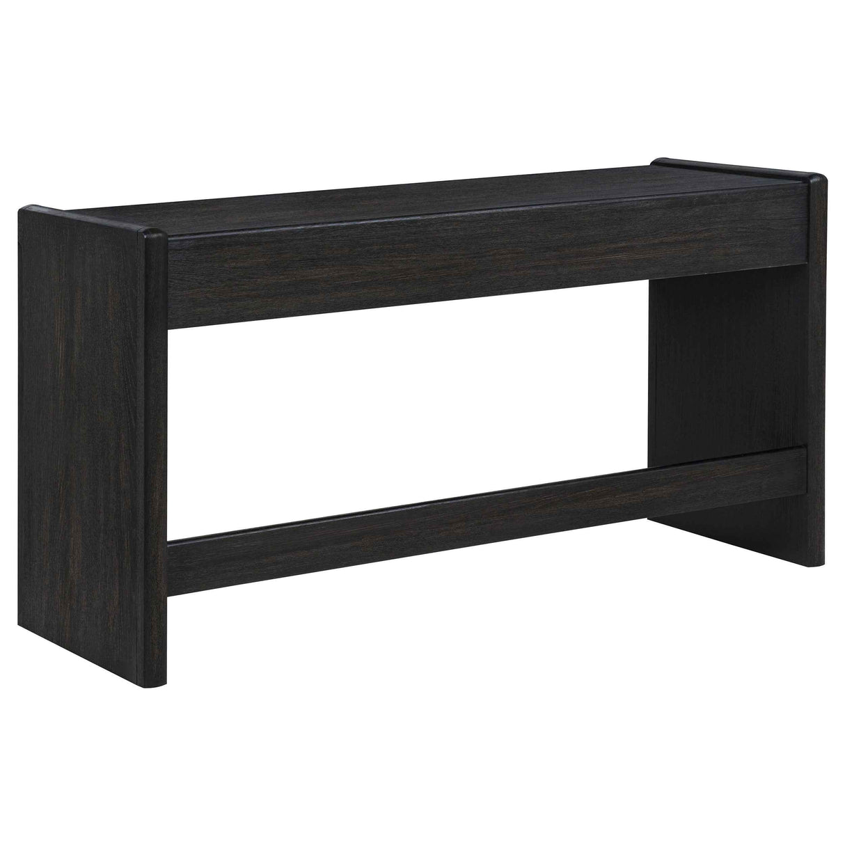 Leandro Burnished Black 2-drawer Home Office Writing Desk by Coaster at Eve Furniture