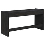 Leandro Burnished Black 2-drawer Home Office Writing Desk by Coaster at Eve Furniture
