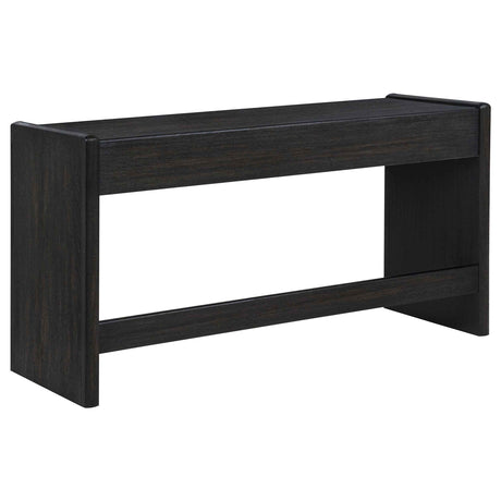 Leandro Burnished Black 2-drawer Home Office Writing Desk by Coaster at Eve Furniture