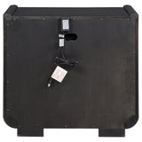 Leandro Burnished Black 2-drawer LED Nightstand with USB by Coaster at Eve Furniture