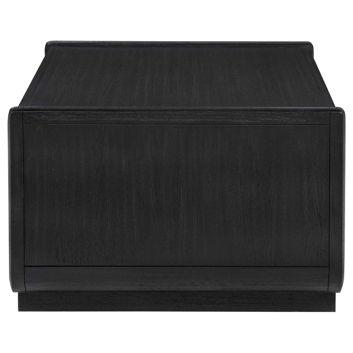 Leandro Burnished Black 2-drawer Wood Cocktail Coffee Table by Coaster at Eve Furniture