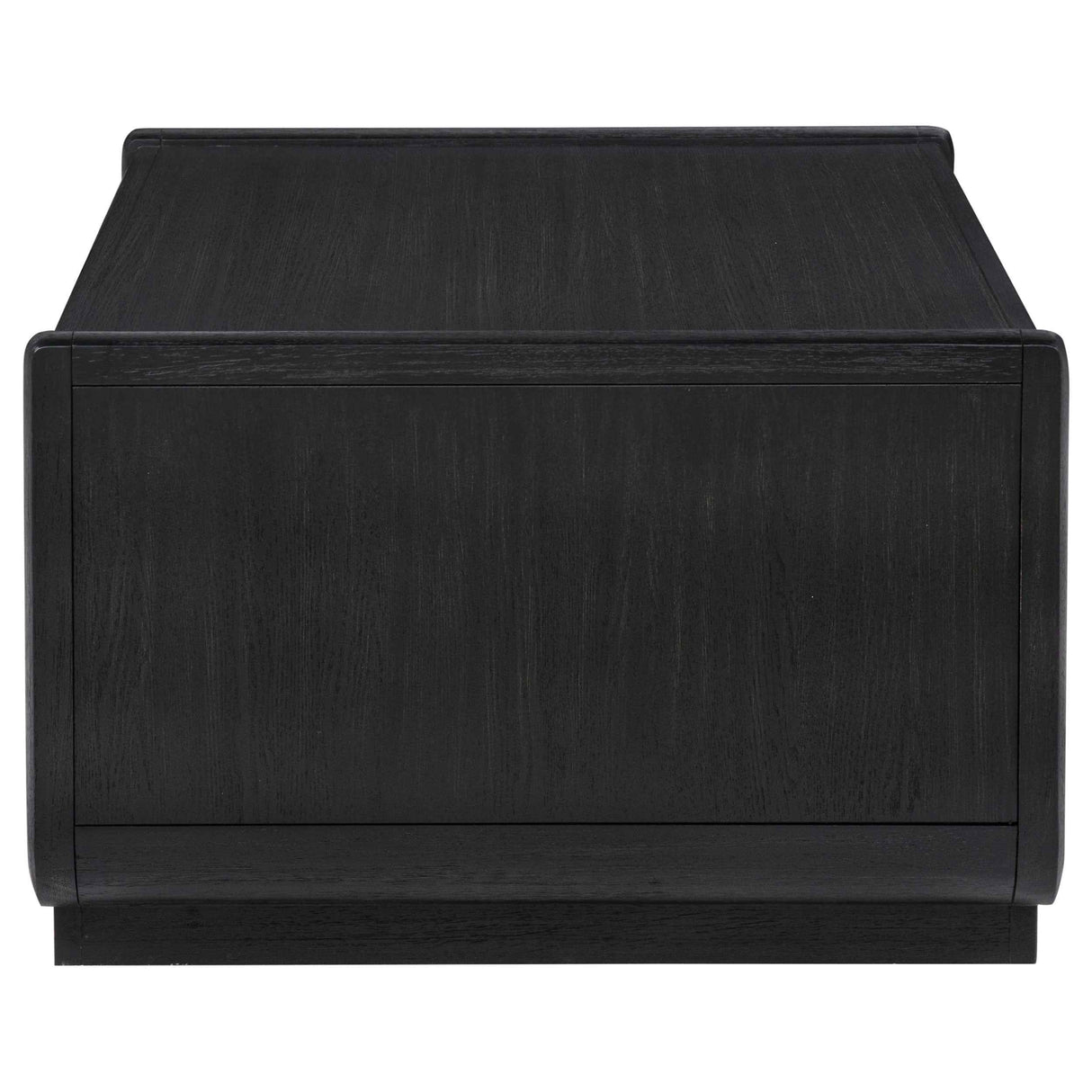 Leandro Burnished Black 2-drawer Wood Cocktail Coffee Table by Coaster at Eve Furniture