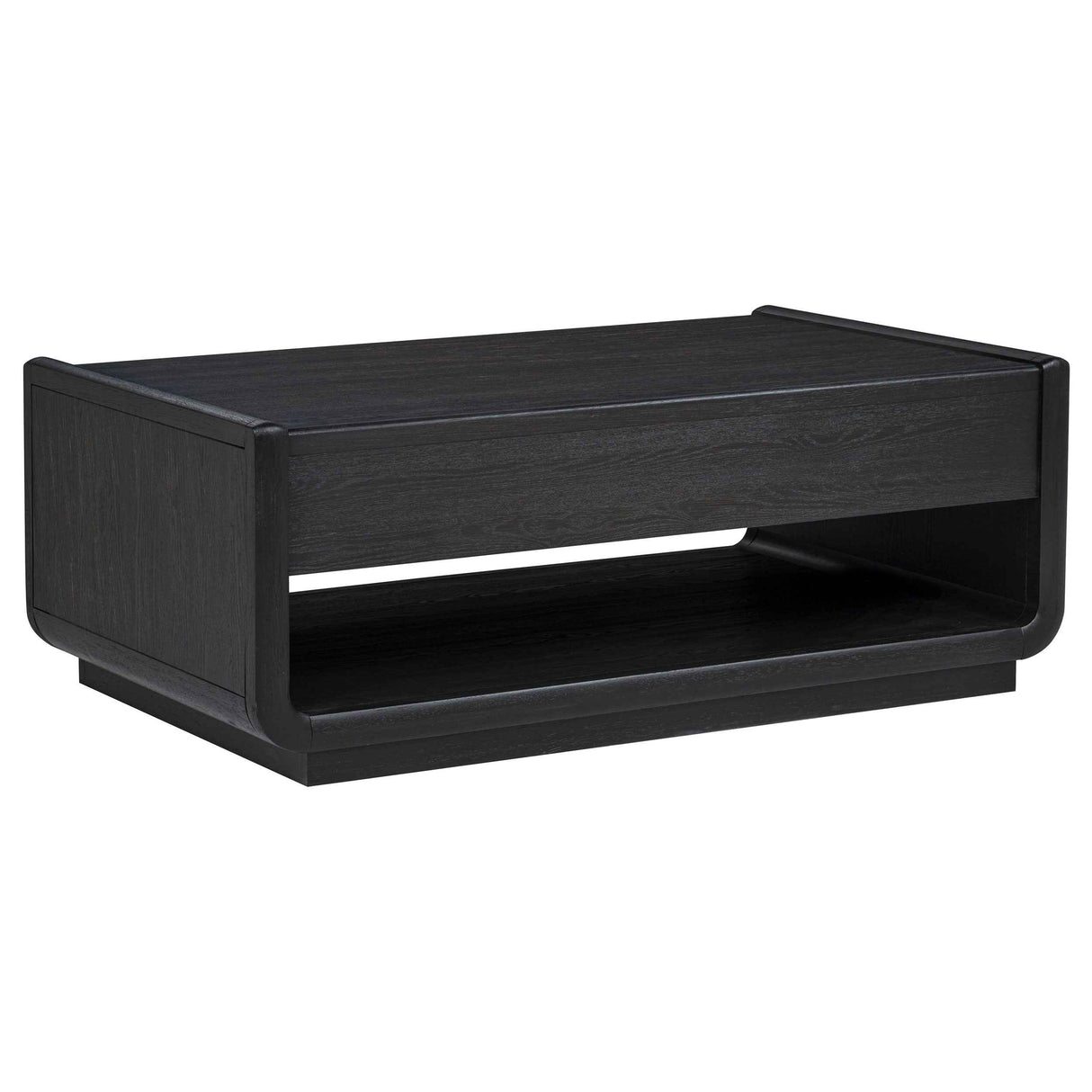 Leandro Burnished Black 2-piece Wood Coffee and End Table Set by Coaster at Eve Furniture
