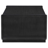 Leandro Burnished Black 2-piece Wood Coffee and End Table Set by Coaster at Eve Furniture