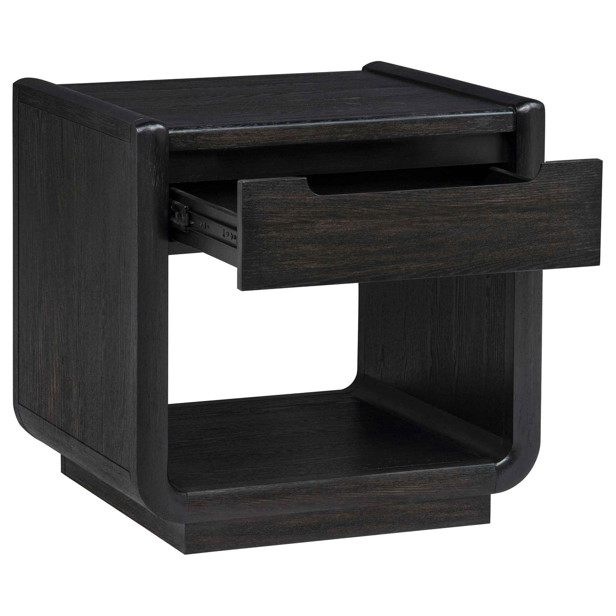 Leandro Burnished Black 3-piece Wood Coffee and End Table Set by Coaster at Eve Furniture