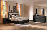 Leandro Burnished Black 4-piece Queen Bedroom Set by Coaster at Eve Furniture