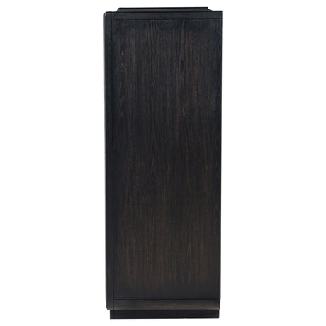 Leandro Burnished Black 5-drawer Bedroom Chest of Drawers by Coaster at Eve Furniture