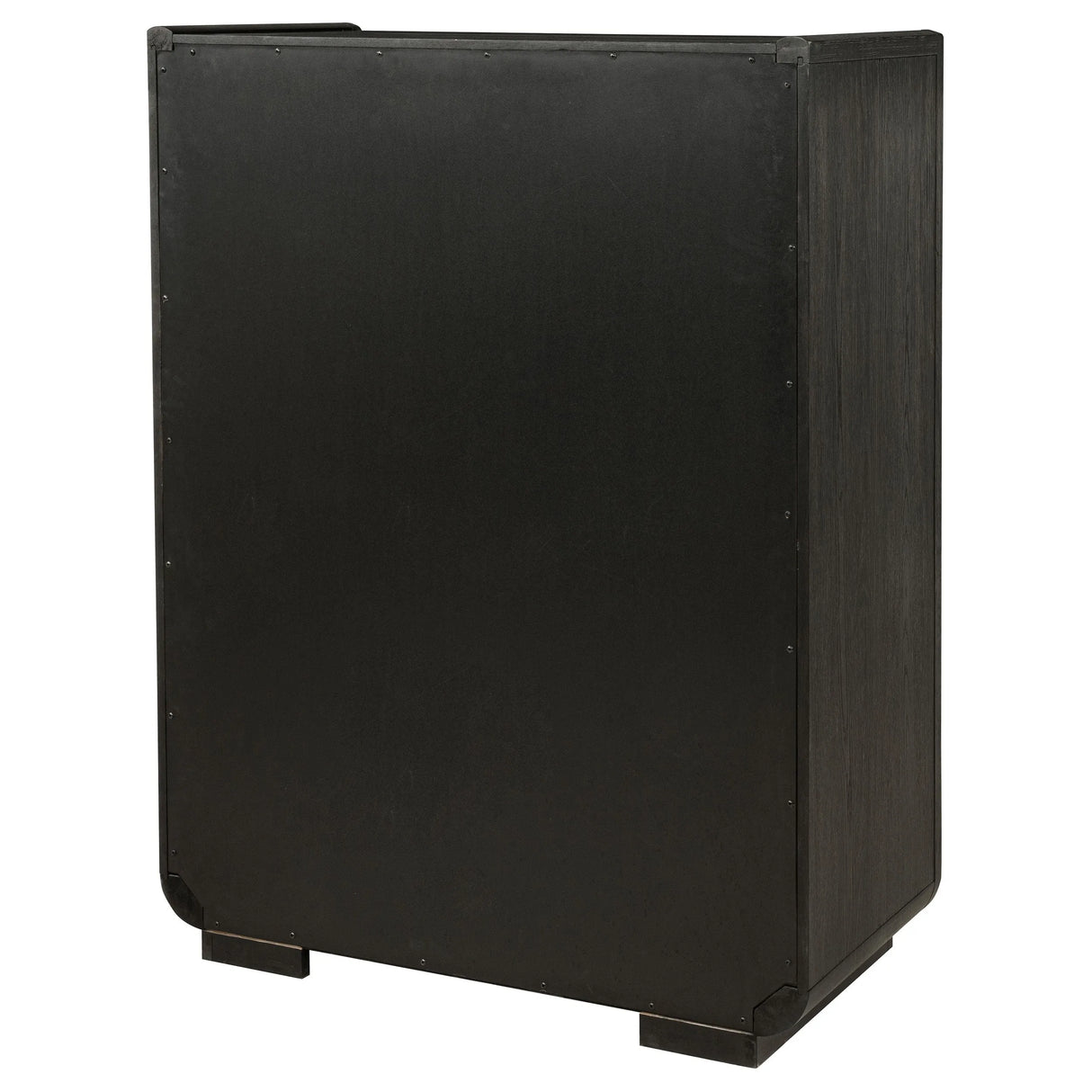 Leandro Burnished Black 5-drawer Bedroom Chest of Drawers by Coaster at Eve Furniture