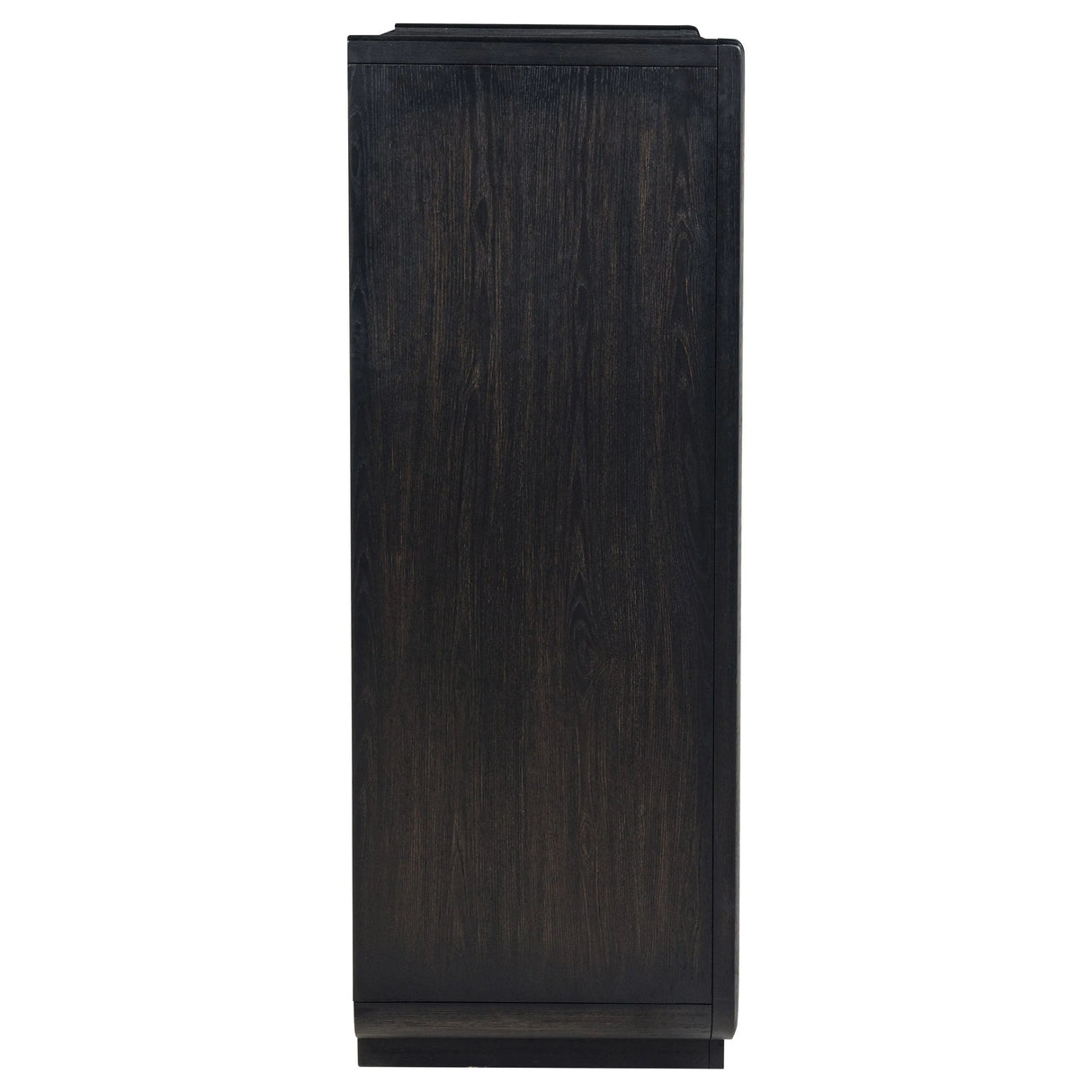 Leandro Burnished Black 5-drawer Bedroom Chest of Drawers by Coaster at Eve Furniture