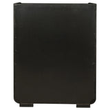 Leandro Burnished Black 5-drawer Bedroom Chest of Drawers by Coaster at Eve Furniture