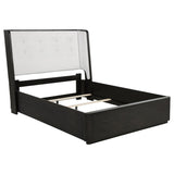 Leandro Burnished Black 5-piece Queen Bedroom Set by Coaster at Eve Furniture