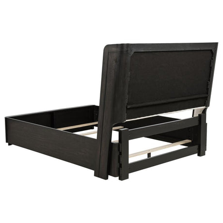 Leandro Burnished Black 5-piece Queen Bedroom Set by Coaster at Eve Furniture