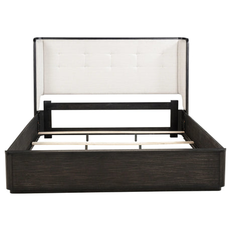 Leandro Burnished Black 4-piece Queen Bedroom Set by Coaster at Eve Furniture