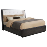 Leandro Burnished Black 4-piece Queen Bedroom Set by Coaster at Eve Furniture