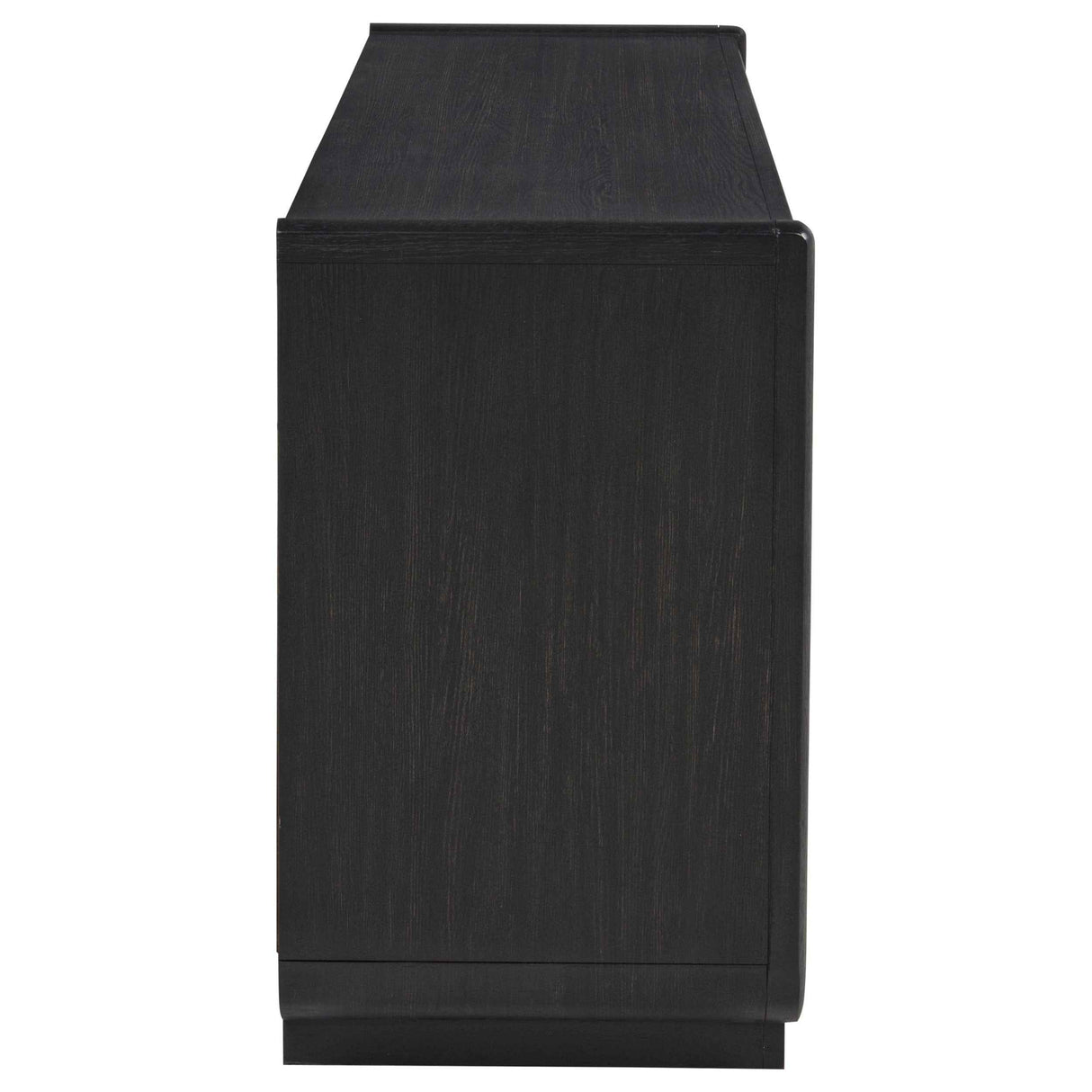 Leandro Burnished Black 72-inch 4-door TV Stand Media Console by Coaster at Eve Furniture