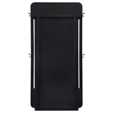 Leandro Burnished Black 76-inch Full Length Floor Mirror by Coaster at Eve Furniture