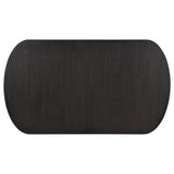 Leandro Burnished Black 78-inch Extension Dining Room Table by Coaster at Eve Furniture