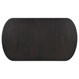 Leandro Burnished Black 78-inch Extension Dining Room Table by Coaster at Eve Furniture