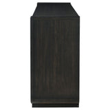 Leandro Burnished Black 8-drawer Bedroom Dresser Cabinet by Coaster at Eve Furniture