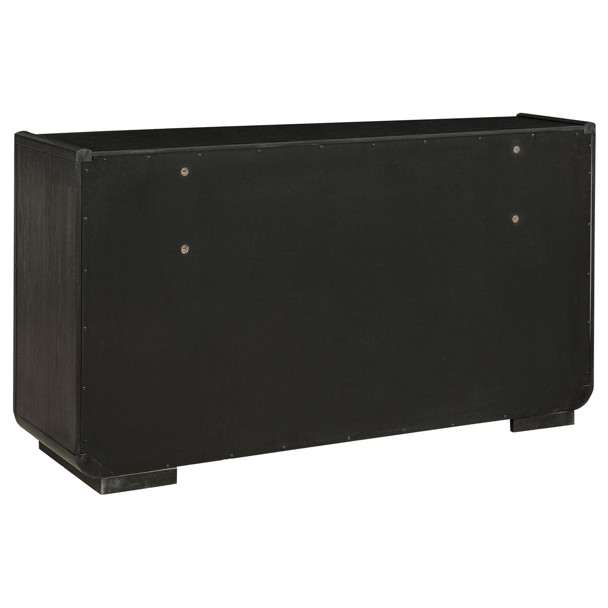Leandro Burnished Black 8-drawer Bedroom Dresser Cabinet by Coaster at Eve Furniture