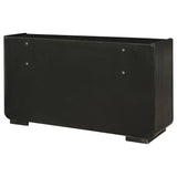 Leandro Burnished Black 8-drawer Bedroom Dresser Cabinet by Coaster at Eve Furniture