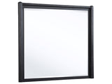Leandro Burnished Black Dresser Mirror by Coaster at Eve Furniture