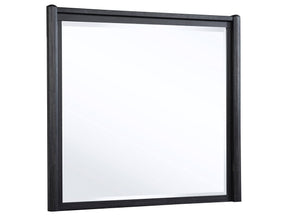 Leandro Burnished Black Dresser Mirror by Coaster at Eve Furniture