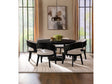 Leandro Burnished Black/Cream 7-piece Round Dining Table Set by Coaster at Eve Furniture