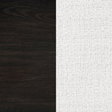 Leandro Burnished Black/Cream Upholstered Dining Arm Chair (Set of 2) by Coaster at Eve Furniture