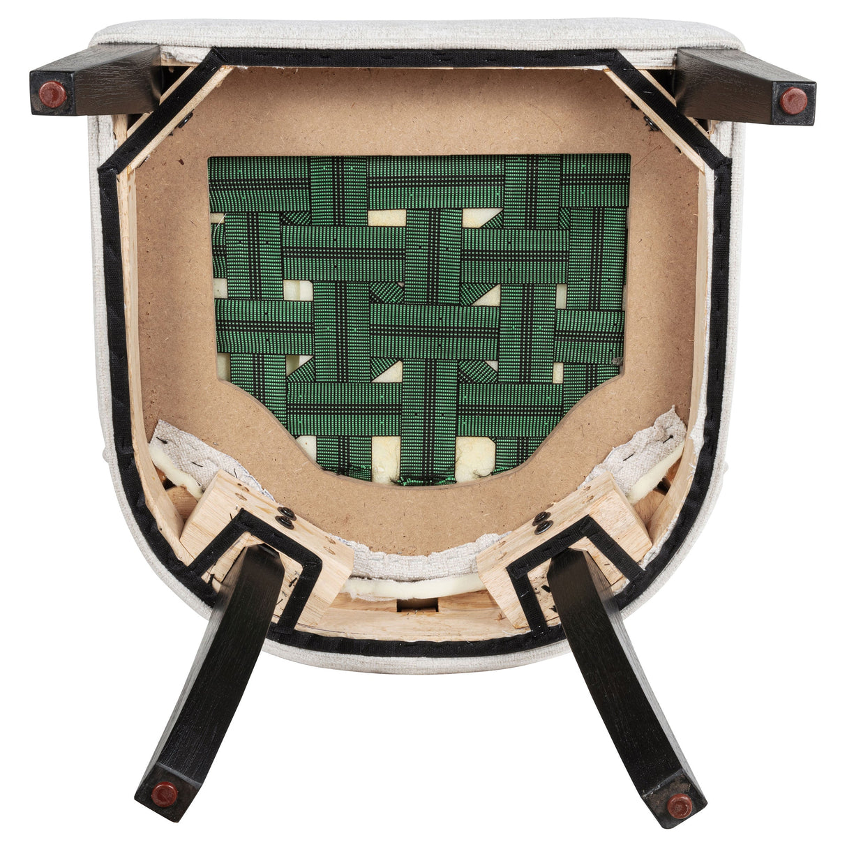 Leandro Cream/Burnished Black 7-piece Round Dining Table Set by Coaster at Eve Furniture