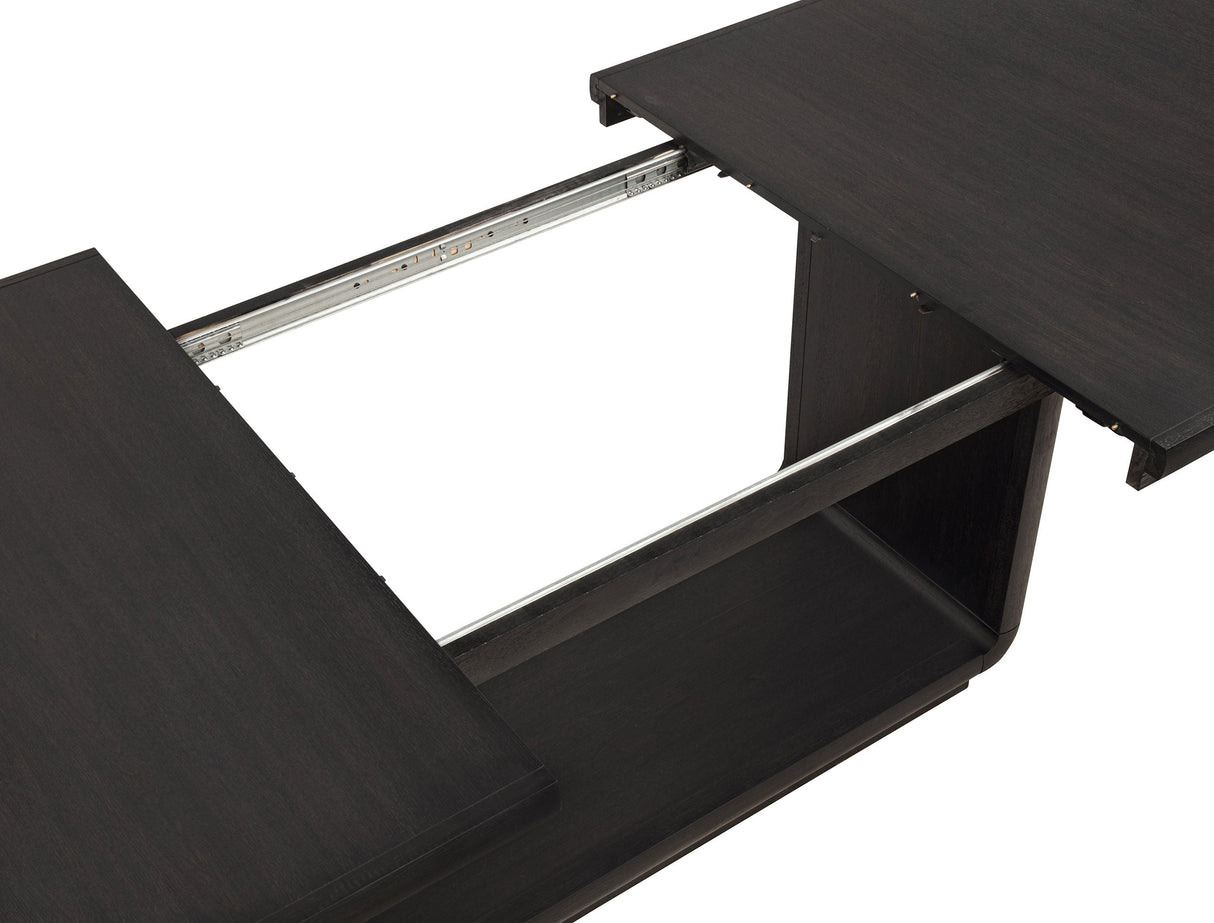 Leandro Cream/Burnished Black 9-piece Rectangular Dining Table Set by Coaster at Eve Furniture