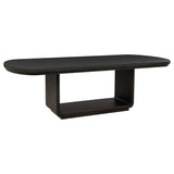 Leandro Cream/Burnished Black 9-piece Rectangular Dining Table Set by Coaster at Eve Furniture